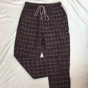 Vintage plaid pants